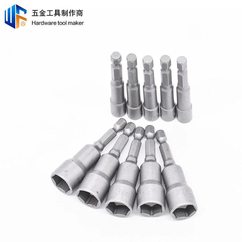 Электрическая Втулка с несколькими спецификациями, ручная дрель, головка отвертки, винт, пуловер, сильное магнитное усилие, насадка для отвертки, пневматическая Шестигранная Магнитная втулка