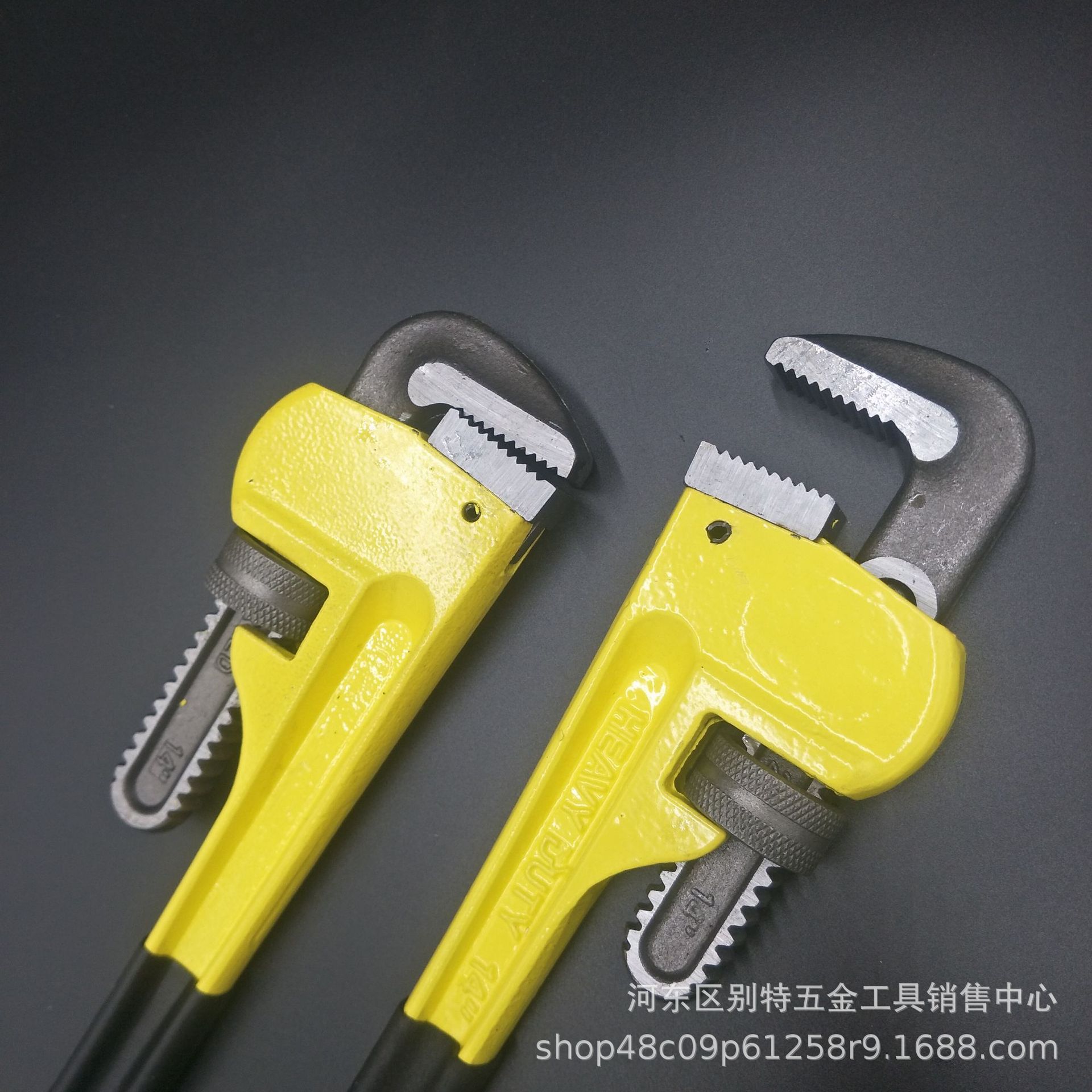 美式重型沾塑管子钳 多规格家用铸钢管钳 管道维修扳手管子钳批发-阿里巴巴