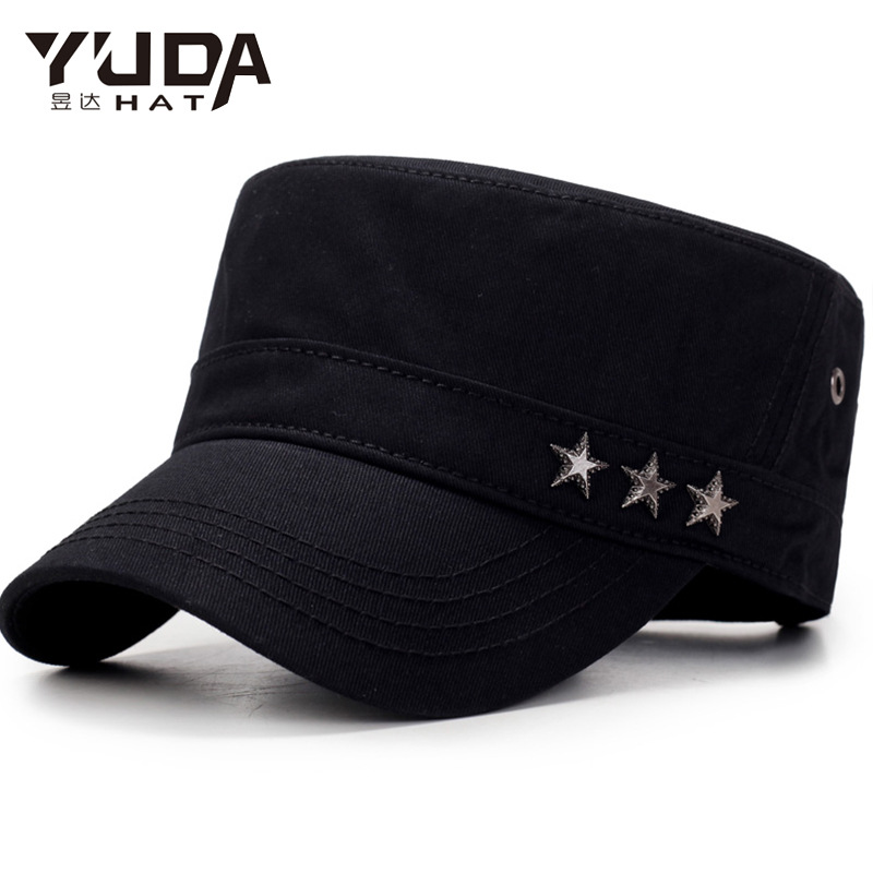 2021 spring flat cap Yuda five-pointed s...