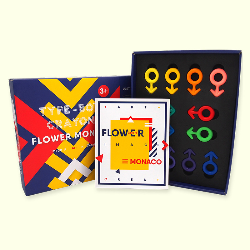 Flowermonaco Flower Bud Shape Crayon For Boys And Girls,Silky,Erasable And Washable Painting Graffiti Oil Pastel