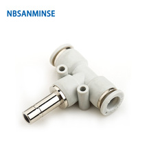 NBSANMINSE PBJ 插入型正三通 塑料氣動接頭