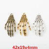 DIY retro zinc alloy jewelry accessory hand palm pendant zakka wholesale manufacturer direct sales 5234