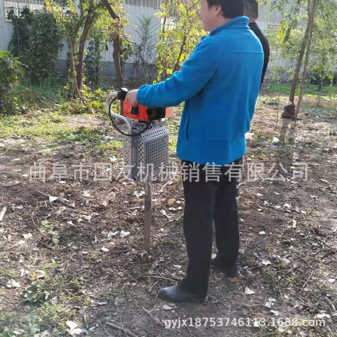 便携式幼苗移栽机 锯齿式带土球断根机 汽油两冲程锯齿挖树机