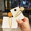 South Korean goods, metal hairgrip, hair accessory, simple and elegant design