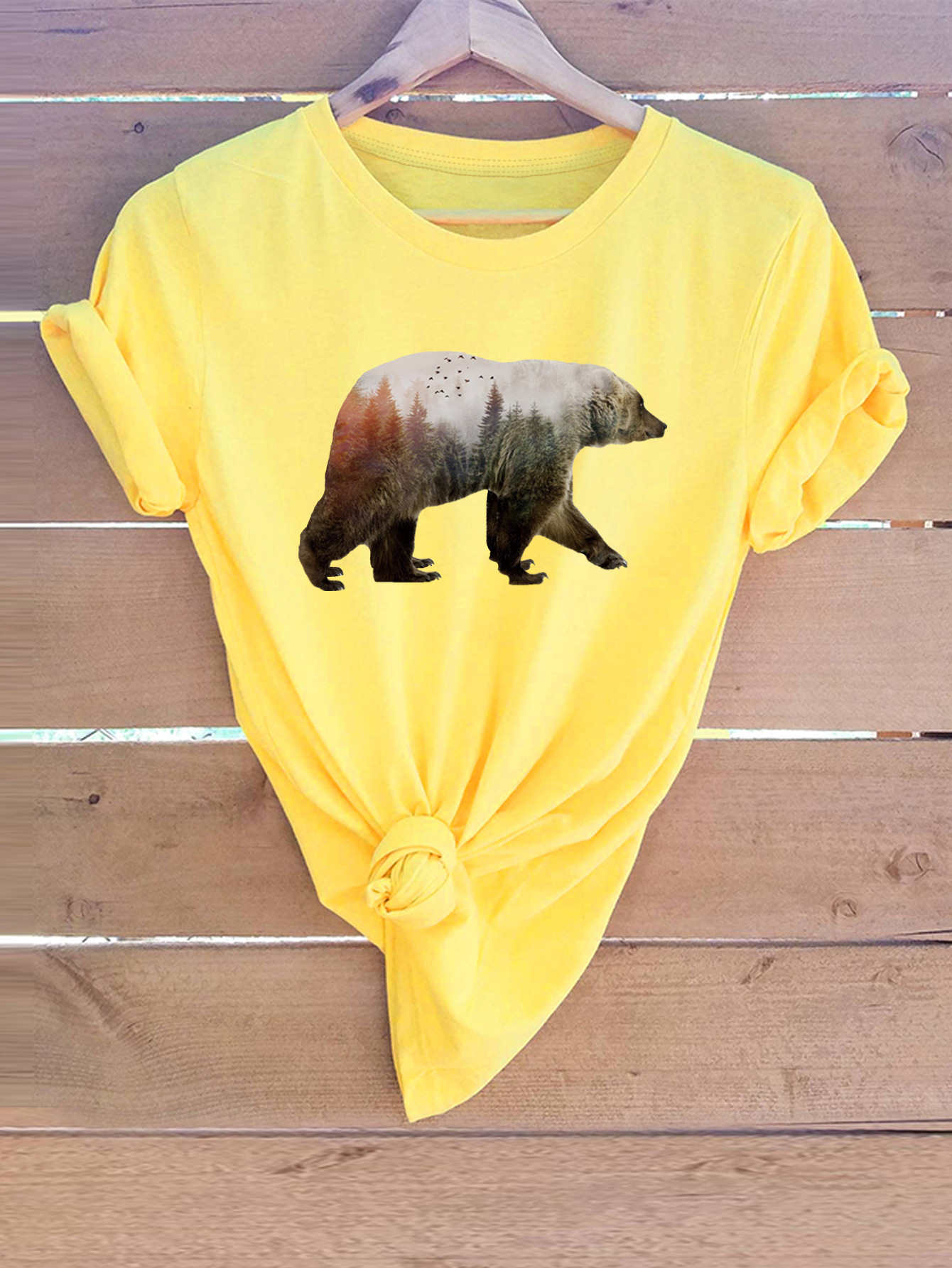 Simple Animal Polar Bear T-shirt display picture 10