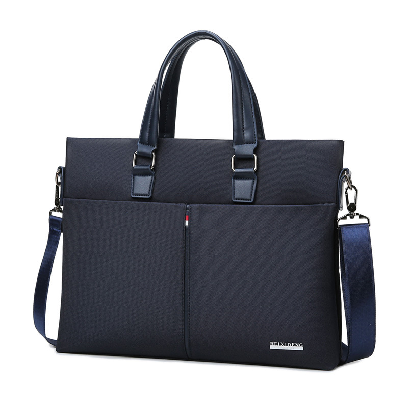 Manufacturer Direct Supply Men's Oxford Cloth Business Briefcase Casual Crossbody Handbag Meeting Gift Bag 
