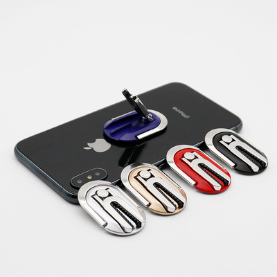 新款自由旋轉通用手機支架指環扣 汽車導航車載出風口懶人支架