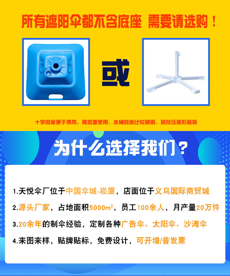 厂家直销沙滩伞外贸户外 涤丝布遮阳伞沙滩 海边风景太阳伞详情1