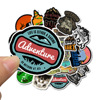 Stickers for traveling, suitcase, bike, retroreflective skateboard, Amazon