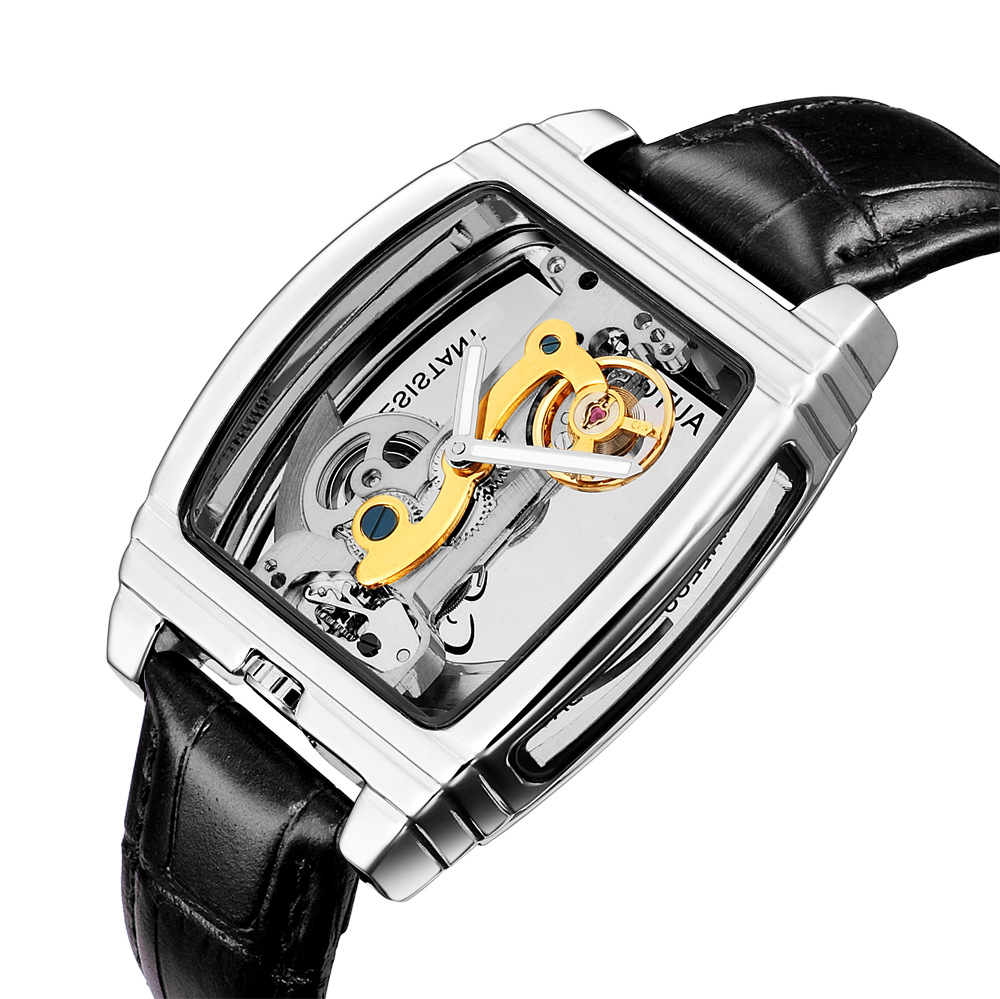 Shenhua Automatic Mechanical Watch For Men Hollow-out Design_voghion.com