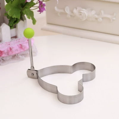 Форма для жареных яиц из нержавеющей стали, цветок, креативная DIY форма для яйца в виде сердца, модель для по‑ширования яйца, кольцо для жарки