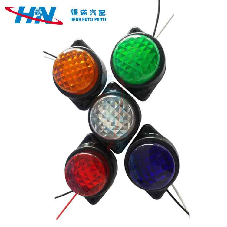 Fabricantes de ventas y suministro de 10 - 30V2LED piraña camión luz lateral, camión luz lateral LED camión luz de señal