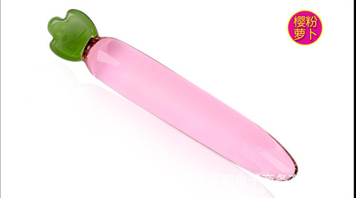 Glass fruit penis female sex products anal plug female masturbation stick anal plug sexy adult toy