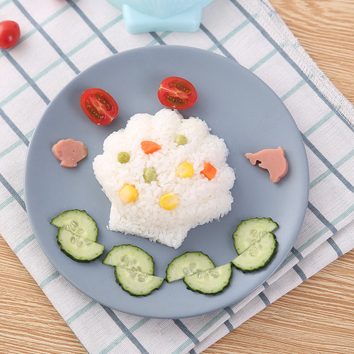 Zhenghui Ocean Rice Ball Mold Set 5-piece Shell Crab Seal Curry Rice Shape Mold