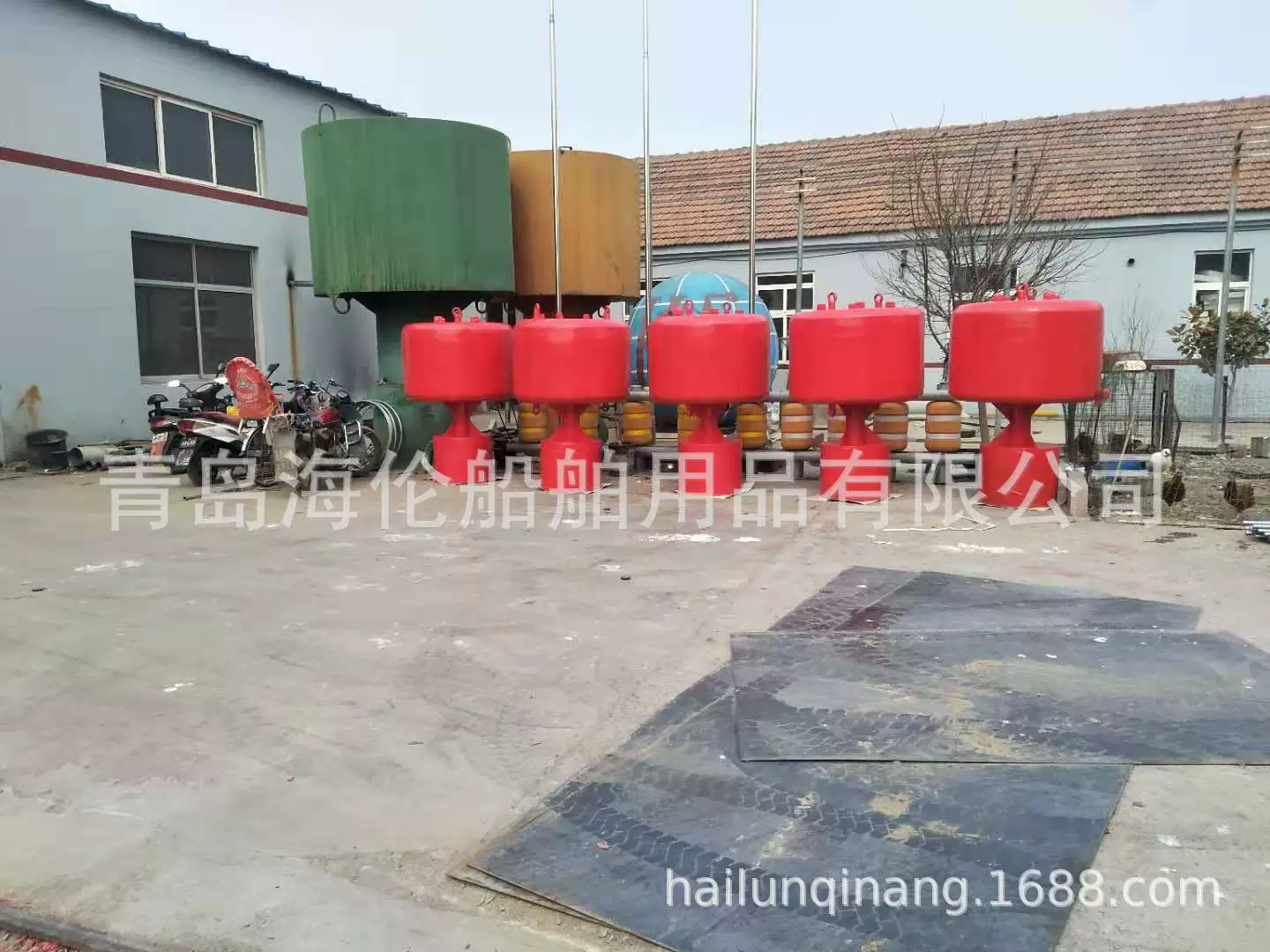 Зона разведения глубокого моря, буй для мониторинга качества воды, пластиковый поплавковый барабан для станции мониторинга океана