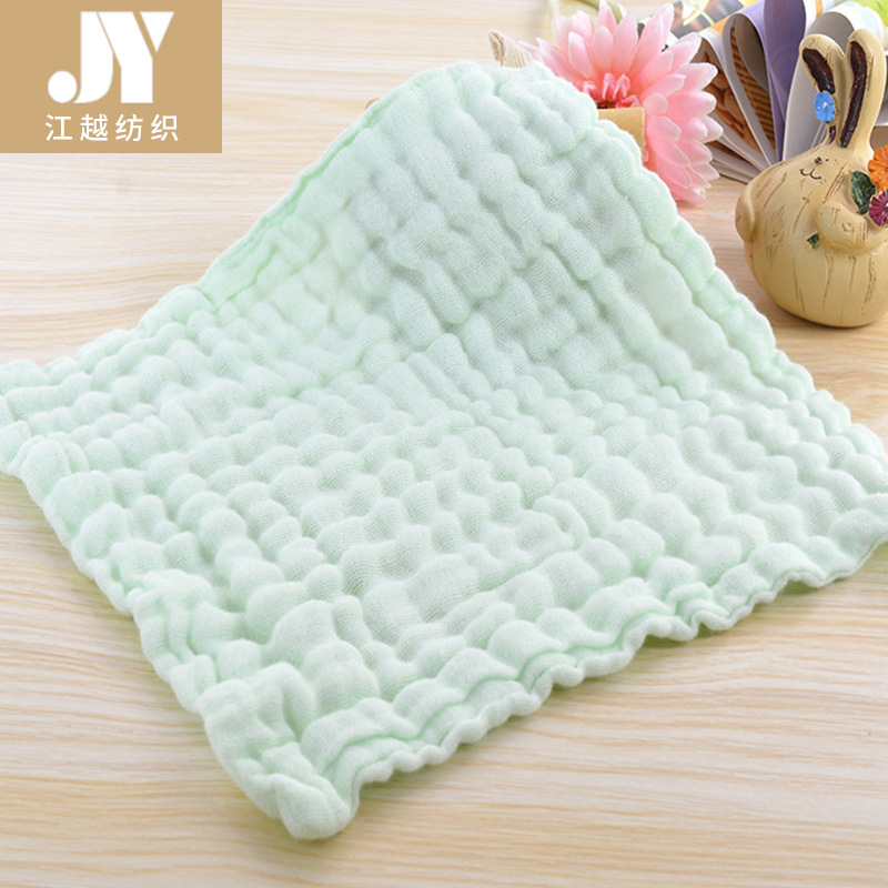 Wholesale 6 washing Gauze Kerchief Multicolor pure cotton Handkerchief 27*27 Infants towel Face Towel