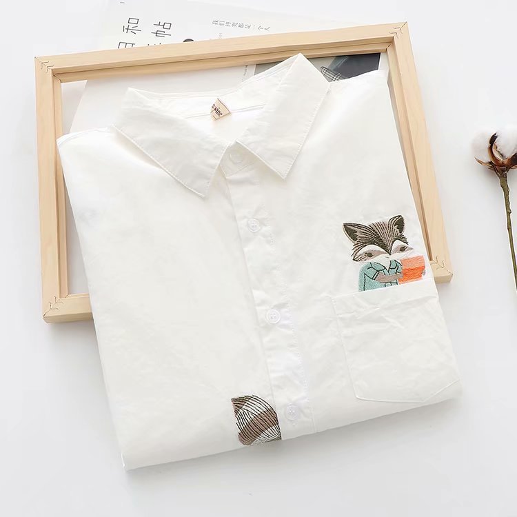 Japanese spring base shirt for students