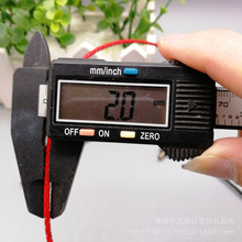 2mm超细防水钢丝皮绳手绳 穿3D硬金饰品黄金串珠男女款皮绳手链