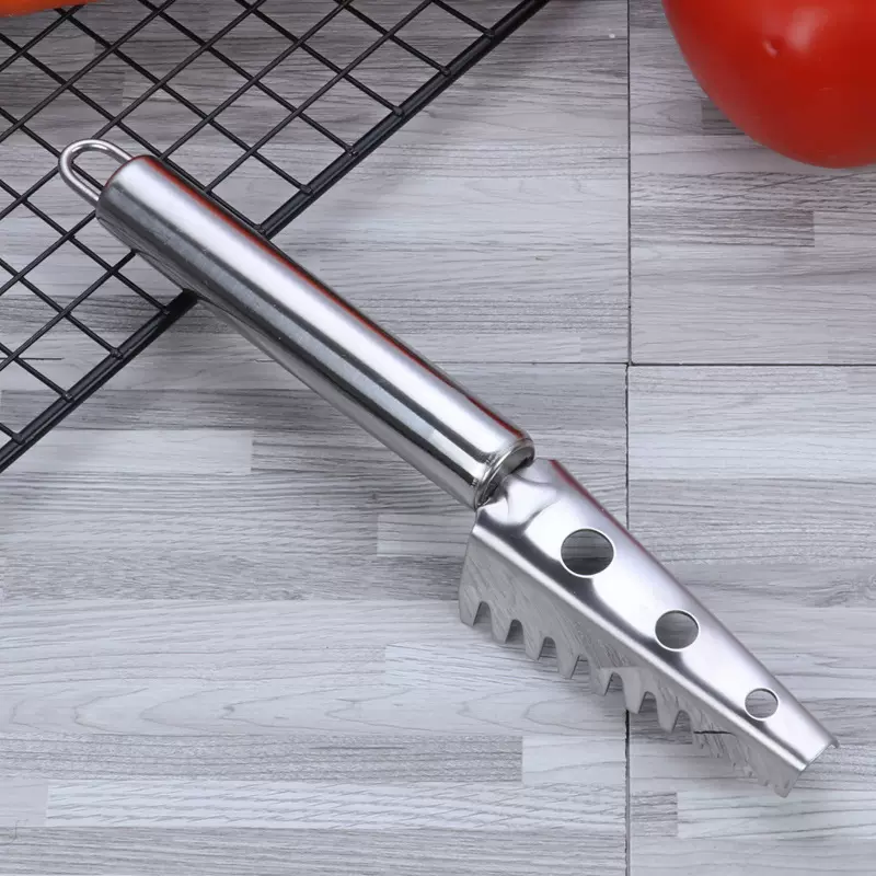 厨房小工具不锈钢鱼鳞刨去鳞器去鱼鳞打鳞器杀鱼工具厂家直销