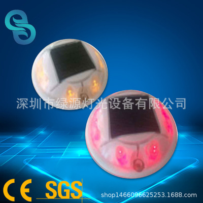 太阳能PC同步道钉灯 太阳能塑料道钉灯  太阳能道钉灯