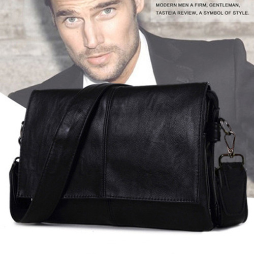 Wholesale Korean style new men's bag shoulder bag men's pu leather bag crossbody bag business casual versatile envelope bag