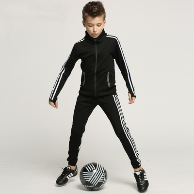 兒童足球服套裝男童女孩訓練服定制小學生光板球衣運動比賽隊服秋