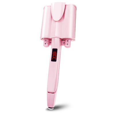 韓式卷發棒玉米燙夾板電卷發器水波紋卷器陶瓷液晶卷發棒壹件代發