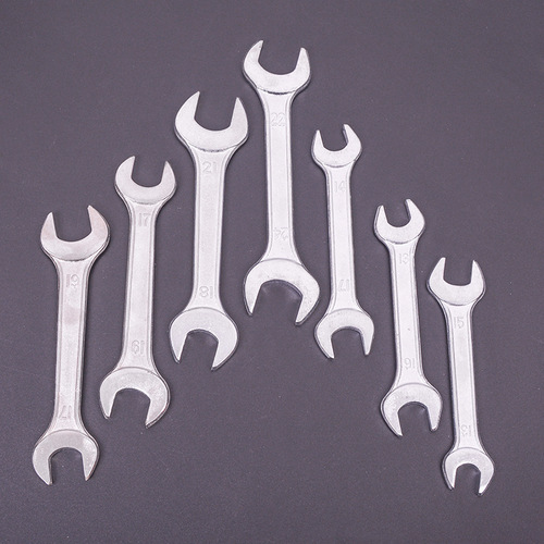 Factory direct supply of high-strength open-end wrenches, galvanized forged wrenches, double-headed manual dead-end wrenches, open-end wrenches wholesale