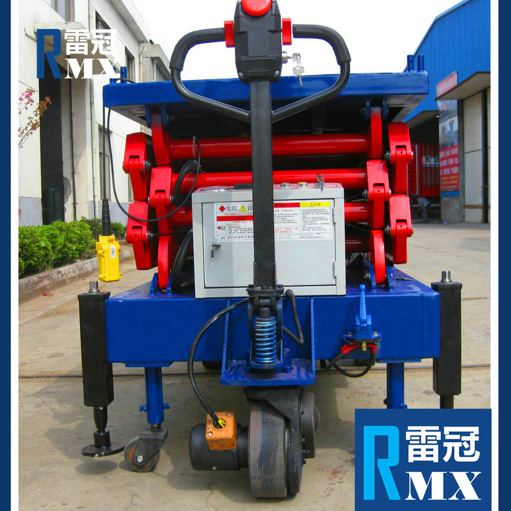 【保障】市政施工平台路灯警示牌抢修安装电动登高车