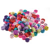 Wholesale 10 mm circular soft pottery mixed emoticon sliced slices of loose beads DIY crafts beads/accessories/packages