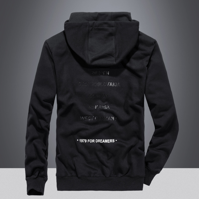 2019 transfronteriza nueva primavera y otoño de moda casual de los hombres con capucha suéter cardigan suelta suéter de moda casual