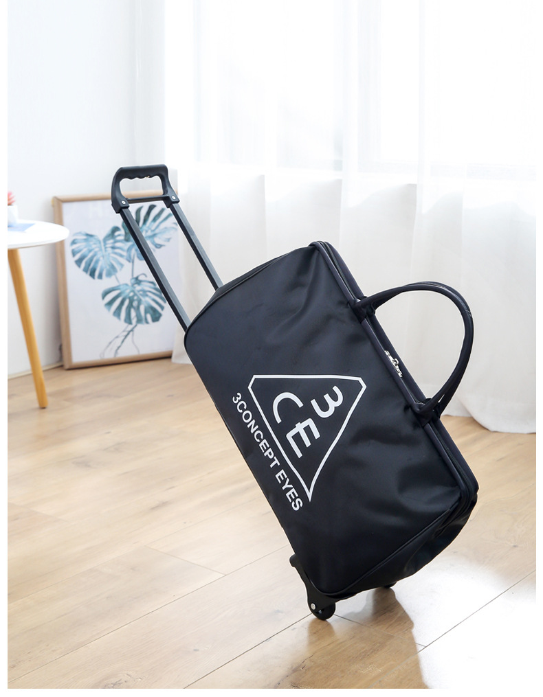 Retro moda trolley bolsa de viaje bolso de equipaje trolley bolsa de equipaje impermeable Universidad bolsa de la carretilla