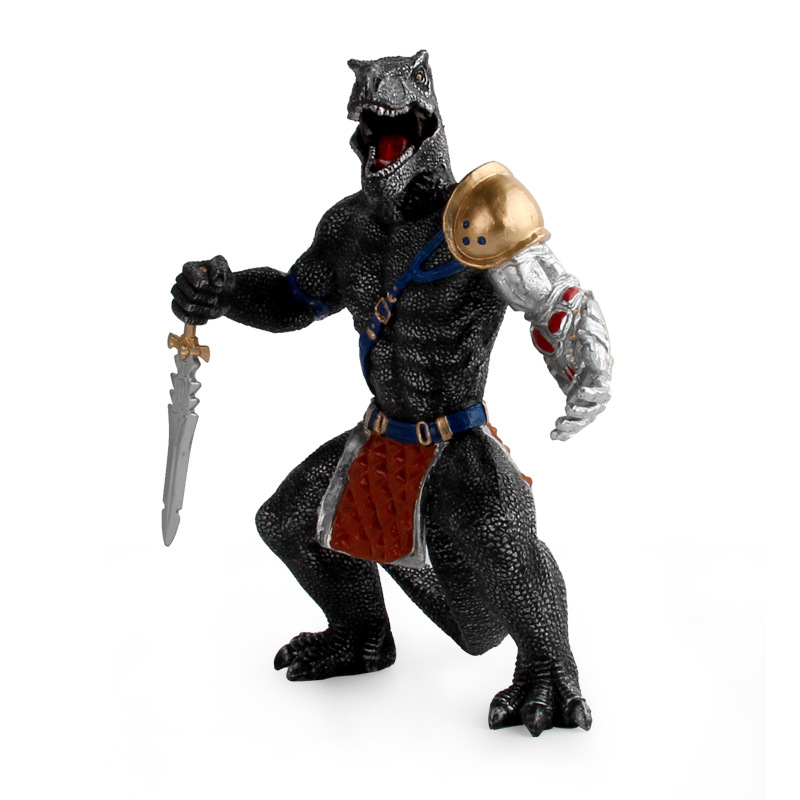 Nuevo modelo transfronterizo juguete hoz cuerno de dragón Pluma de dragón Dragón de uñas dragón espina dorsal Dragón Tyrannosaurus Dragón Guerrero