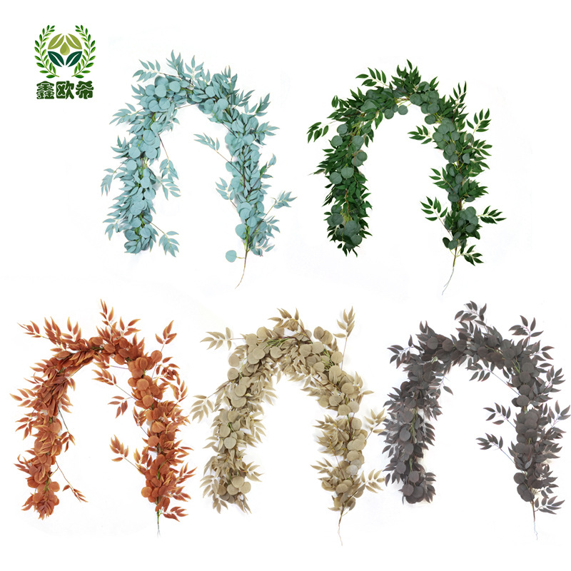 Xin o Xi direct deal Eucalyptus Rattan Willow leaf Rattan Twine Mixed pack Cross-border sourcing Supports custom