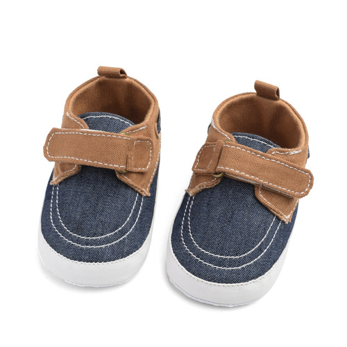 Spring and Autumn Boys' Casual Baby Canvas Shoes, Baby Shoes, First Steps Shoes, Soft Sole, 0-1 Years, D921