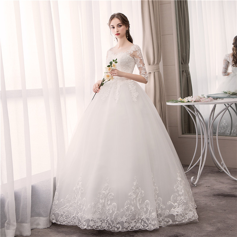 White lace fitted elegant brace for bride, direct factory sales 3