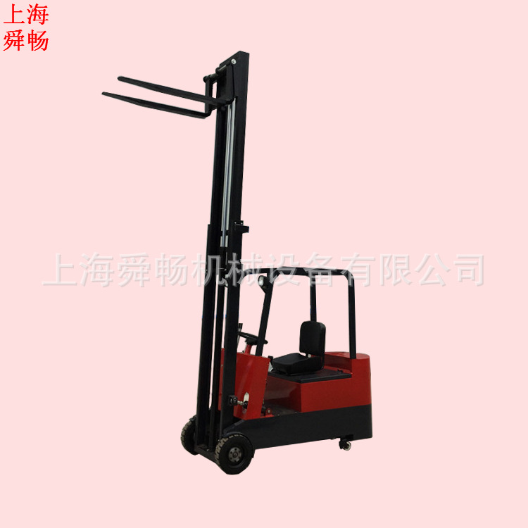 供应三轮电动座驾式装卸车 全自动堆高车托盘堆垛车 电瓶升降铲车