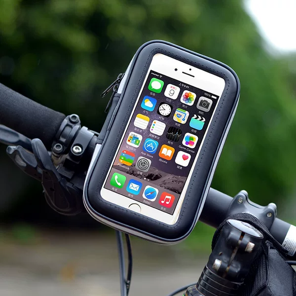 Outdoor Rainproof Bicycle Riding Mobile Phone Bag Touch Screen Rainproof Bag Motorcycle Navigation Mobile Phone Bracket Waterproof Bag