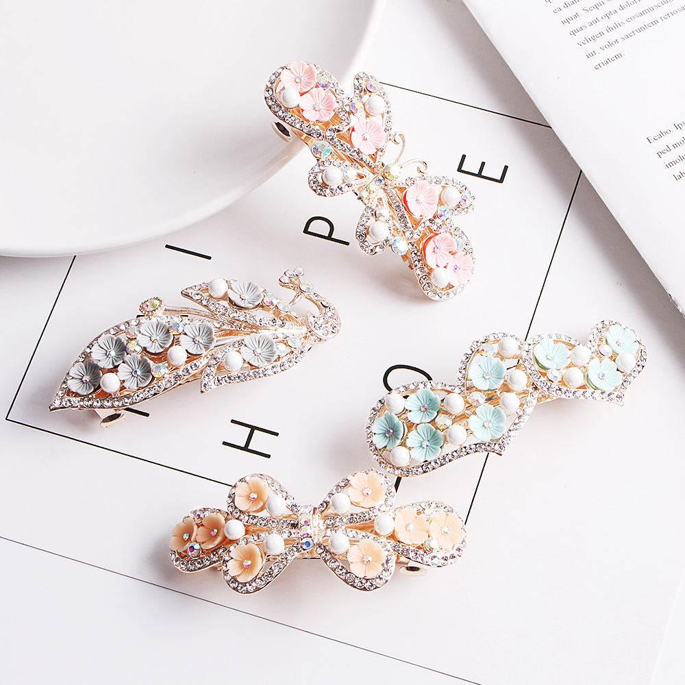 Fashion Crystal Diamond Hairpin display picture 12
