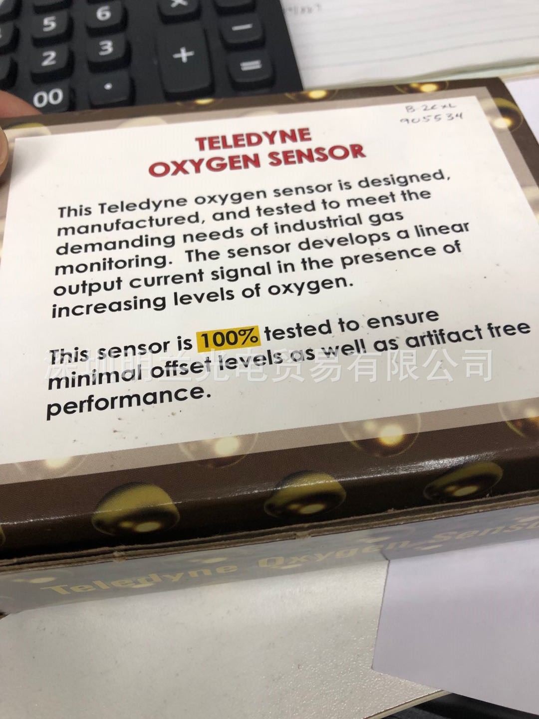 现货TELEDYNE 微量氧分析仪探头/燃料电池C06689-B3