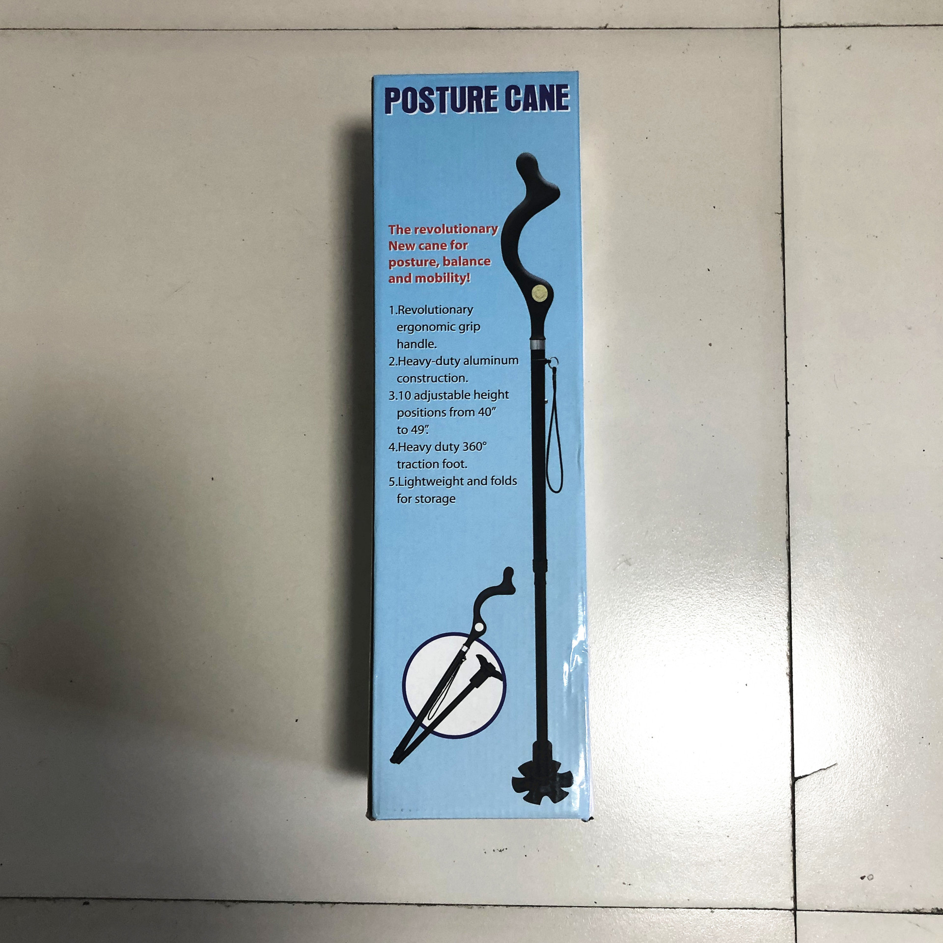 Tv爆款posture Cane折叠拐杖伸缩拐杖登山助力神器多功能老人杖 阿里巴巴