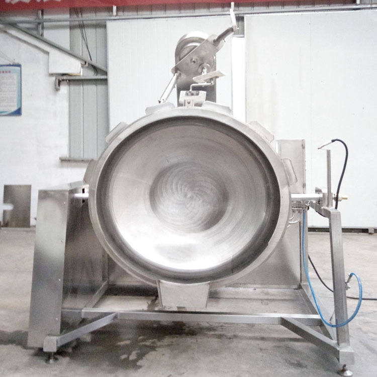 全自动燃气多头搅拌炒锅 高粘度物料翻炒机器人 糖料浓缩制作设备