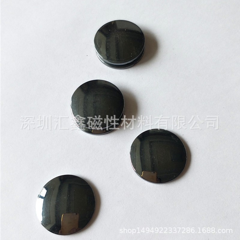 供应工艺品抛光面包磁铁D5*1.5饰品玩具异性面包磁铁打孔面包磁石