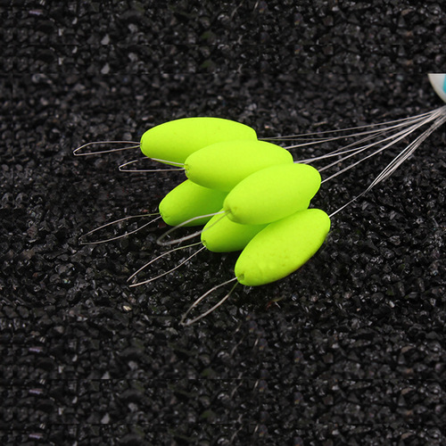 Aohu matte fluorescent float oval streamlined long cylindrical seven-star float traditional fishing float