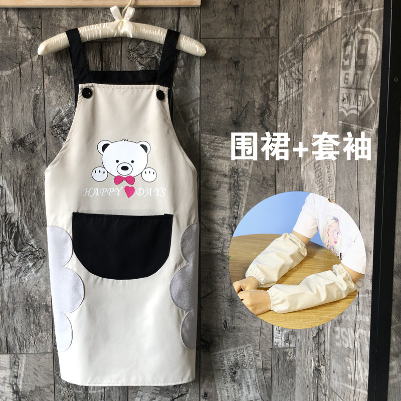 Delantal de correa de mano borrable para el hogar a prueba de aceite a prueba de agua logotipo personalizado de cocina Linda ropa de trabajo para hombres de moda