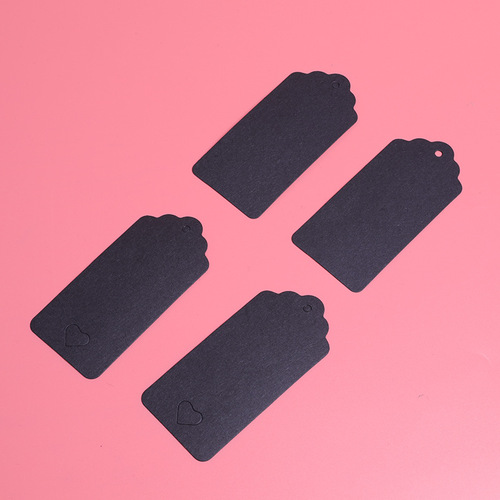 Distribution and wholesale DIY blank graffitiable kraft paper hanging tags, long hanging tags, love tags, dropshipping
