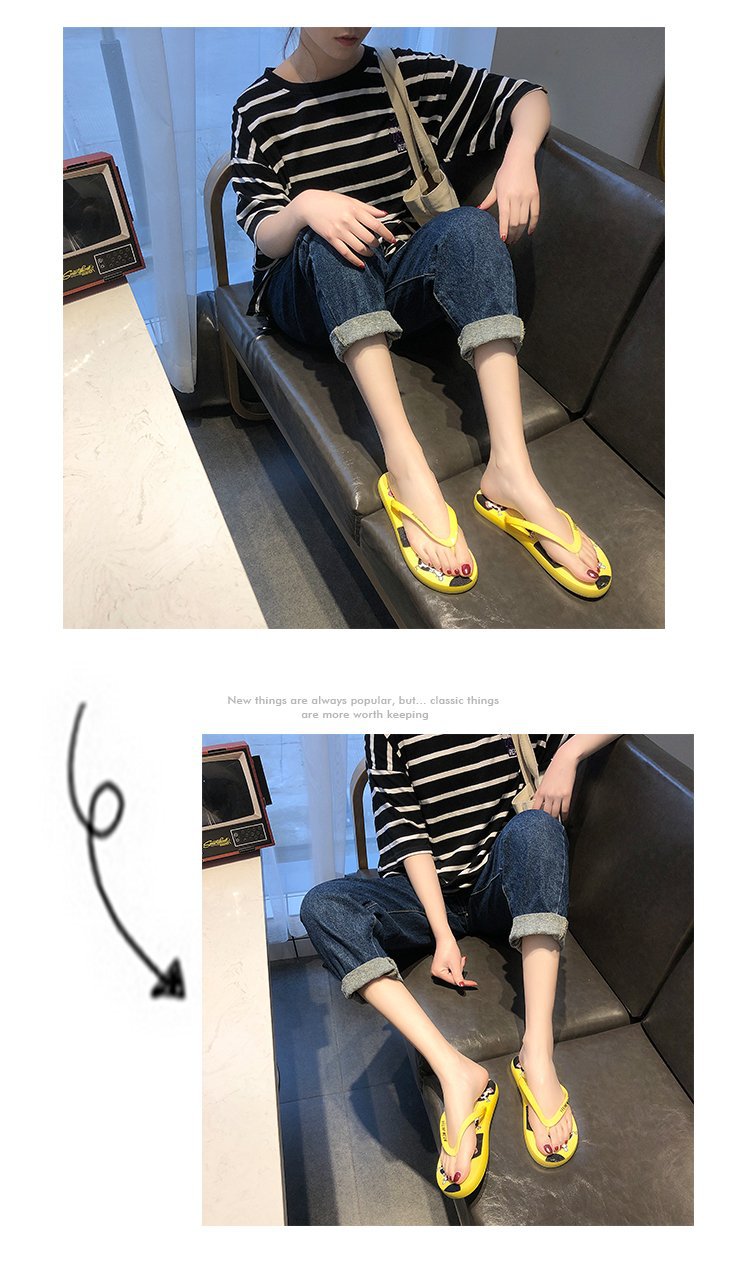 人字拖女女士夏外穿时尚2019新款可爱韩版防滑学生夏季沙滩凉