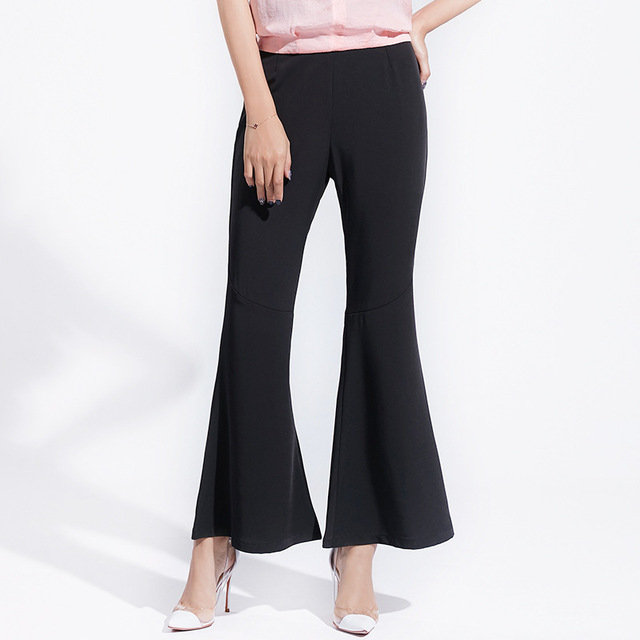 New Fashionable Elegant Bell Trousers Slim Ladies Leisure Pants