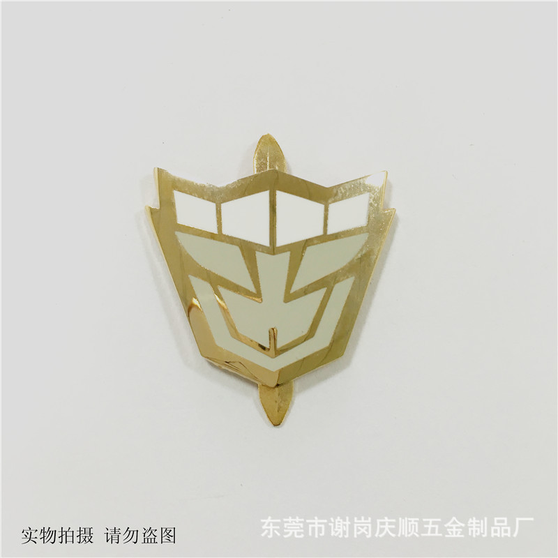 仿珐琅金属标牌 超人系列合金标牌制作 多种设计箱包标牌