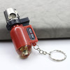 Personalized small welding torch spray gun wind -proof metal plastic creative direct rushing gas inflatable fire lighter